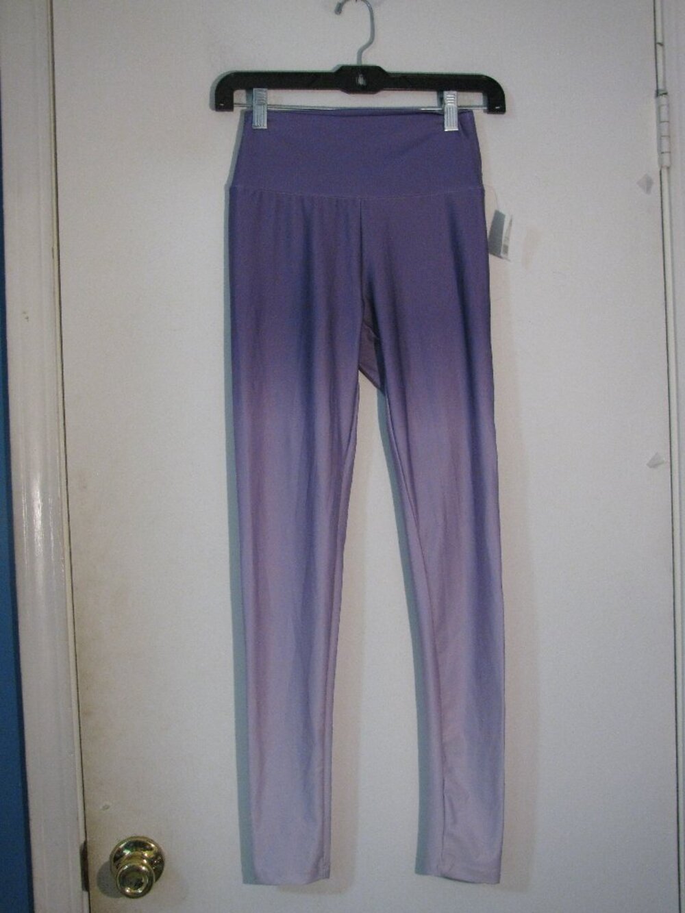 * Universal Studios Leggings Small NWT $35 Purple Burnout Glitter Silky